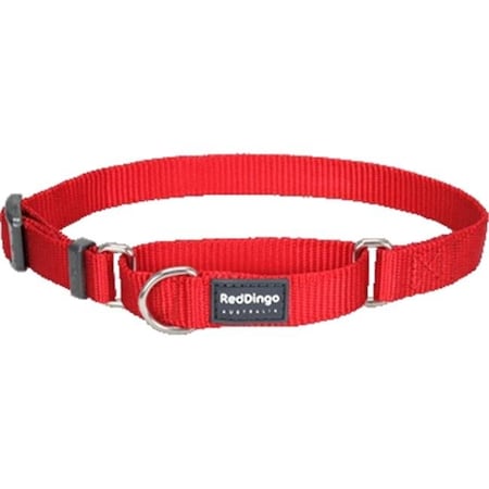 Red Dingo Red Dingo MC-ZZ-RE-ME Martingale Dog Collar Classic Red; Medium MC-ZZ-RE-ME